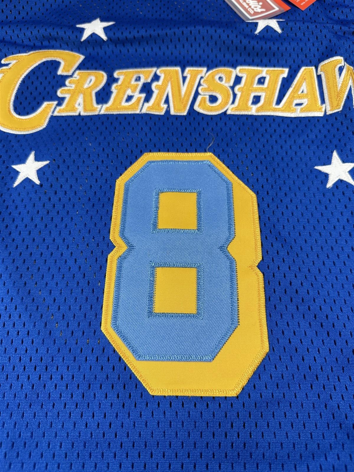 KOBE CRENSHAW Sky Blue Headgear Classics Basketball Jersey