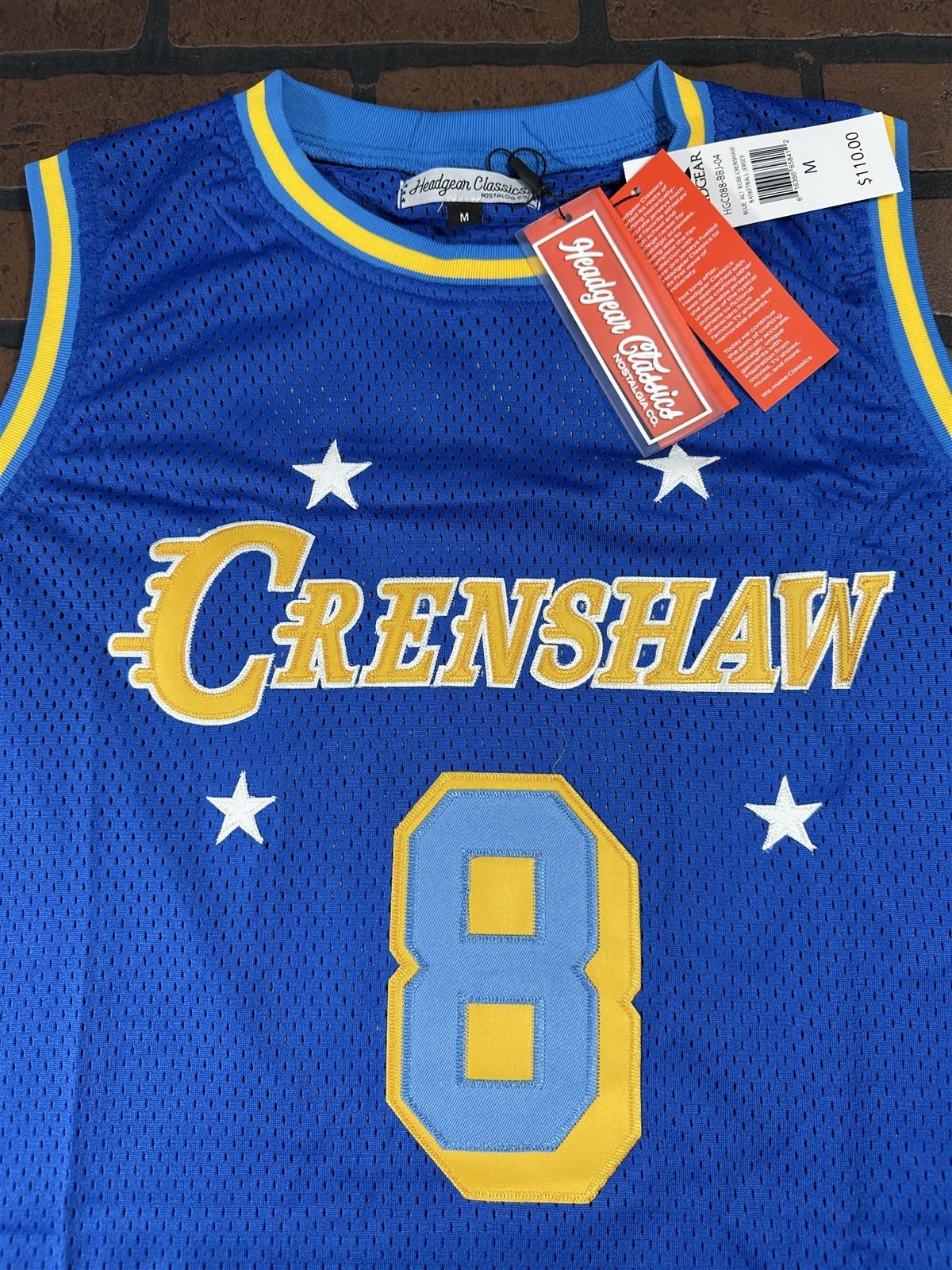 KOBE CRENSHAW Sky Blue Headgear Classics Basketball Jersey
