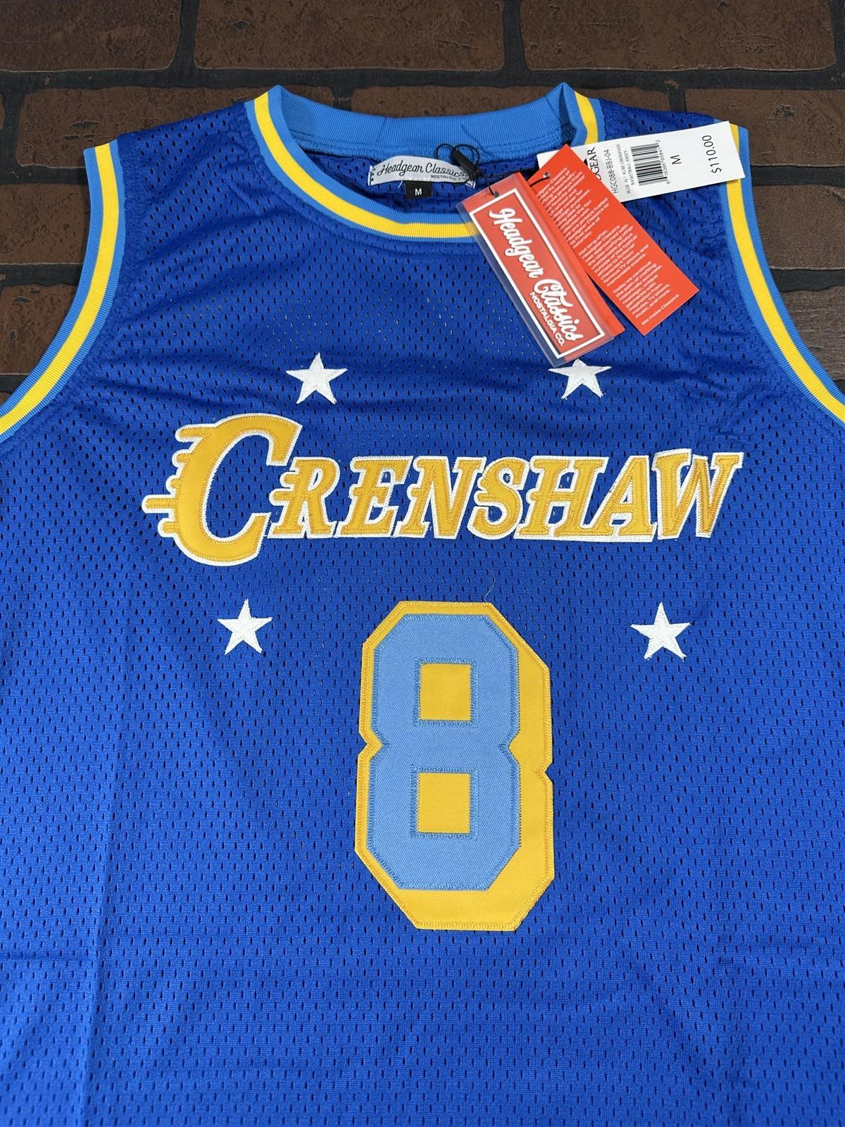 KOBE CRENSHAW Sky Blue Headgear Classics Basketball Jersey