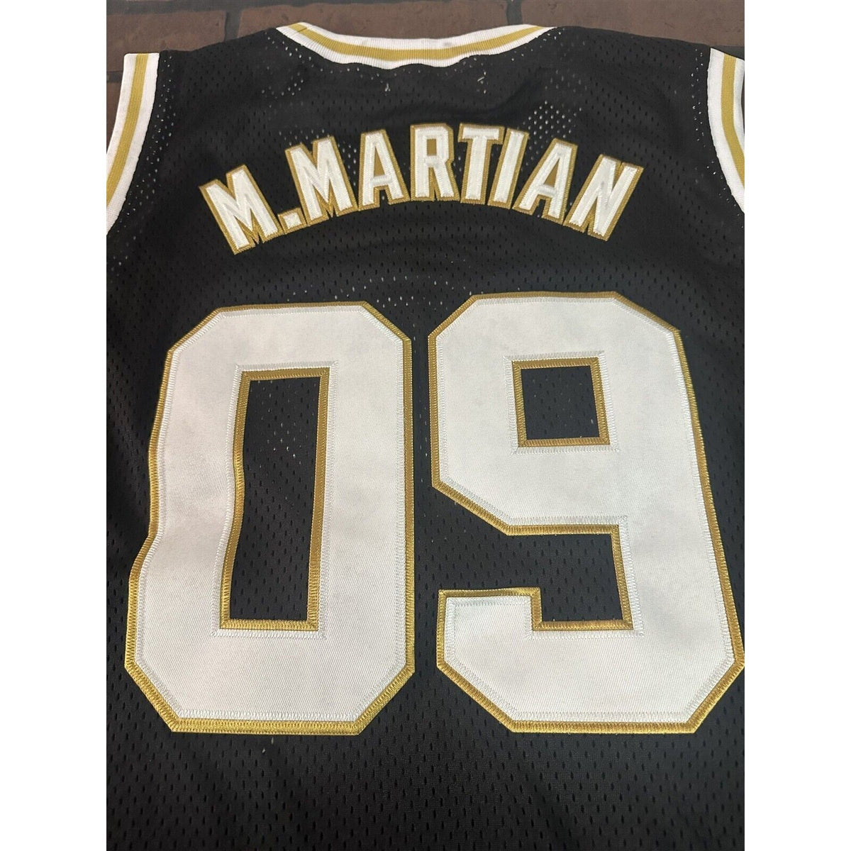 TUNESQUAD-Marvin Martian Black Headgear Classics Basketball Jersey