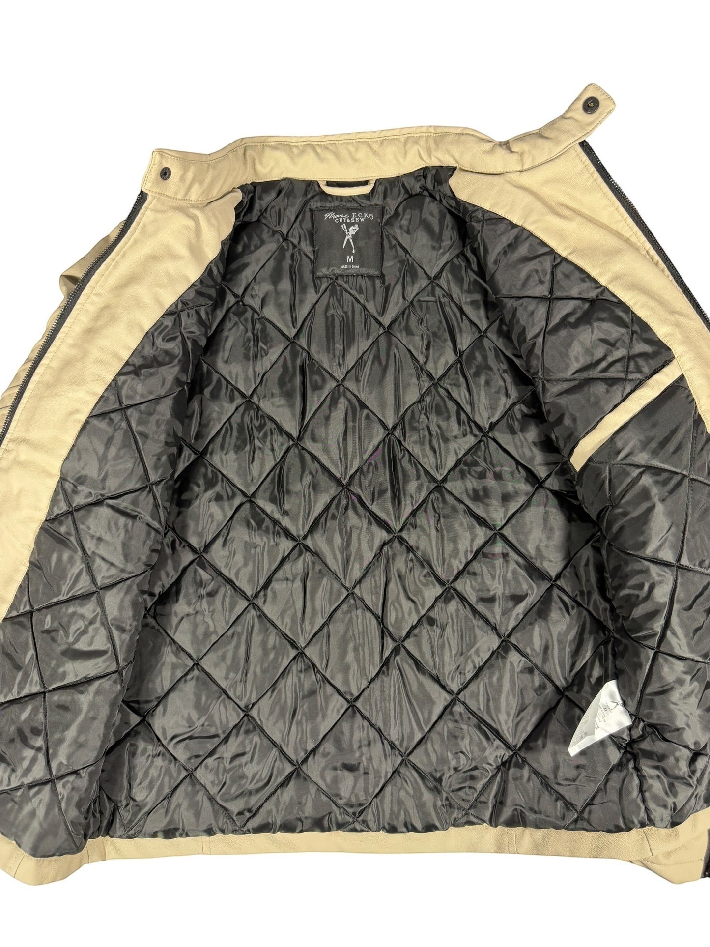 Marc Ecko Tan Leather Jacket
