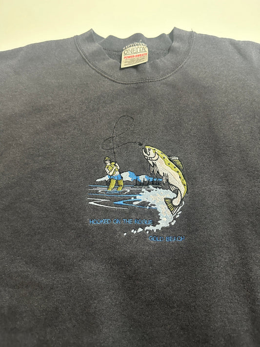 Vintage Fishing Sweat Shirt
