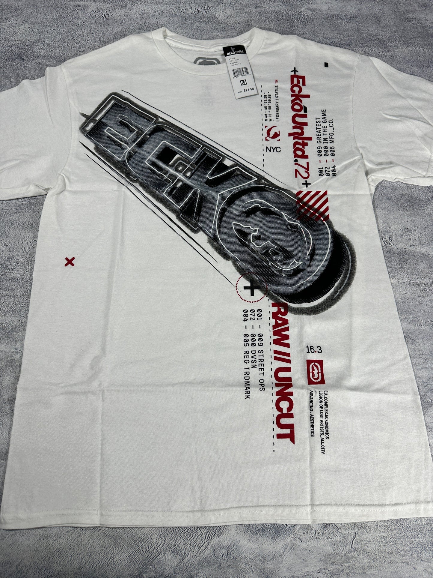 Ecko UNTLD White Y2K Graphic T-Shirt