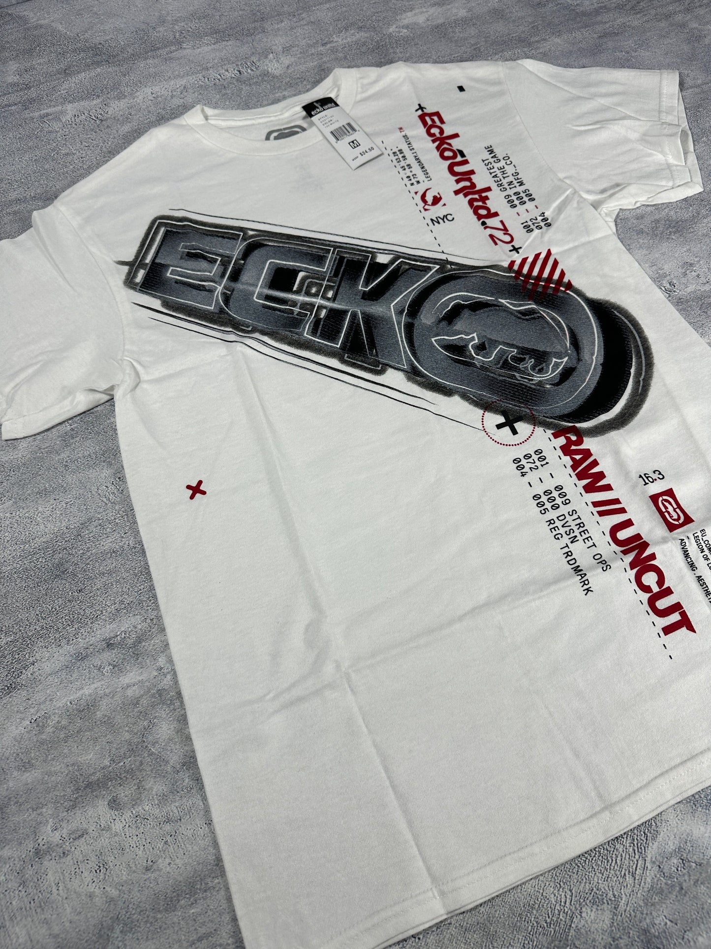 Ecko UNTLD White Y2K Graphic T-Shirt