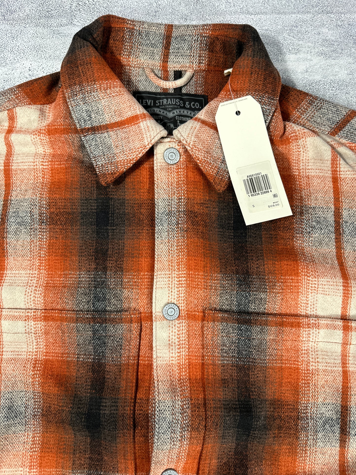 Levi’s Plaid Wool Portola Jacket