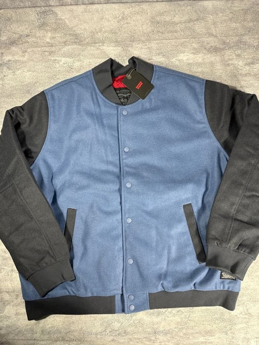Levi's Blue Varsity Bomber Jacket