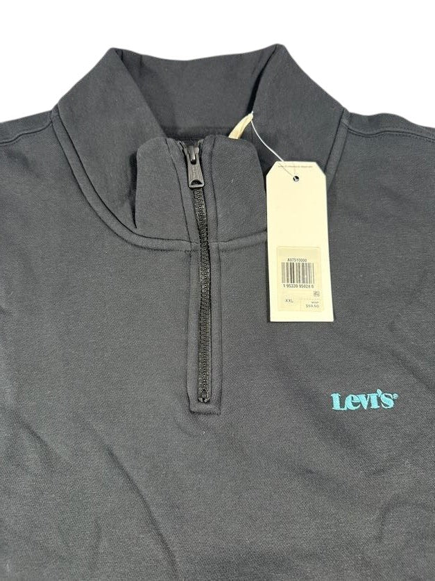 Levi's 1/4 Zip Mock Neck Sweatshirt