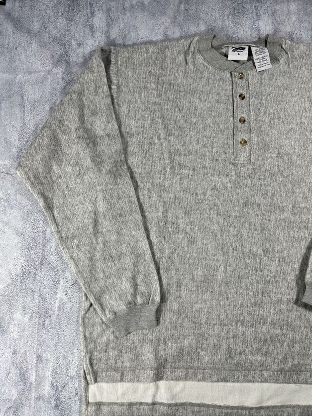 Pro Edge Soft Plain Gray Sweatshirt