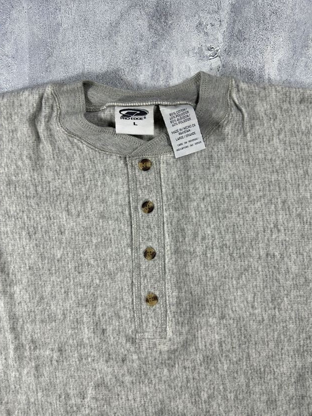 Pro Edge Soft Plain Gray Sweatshirt
