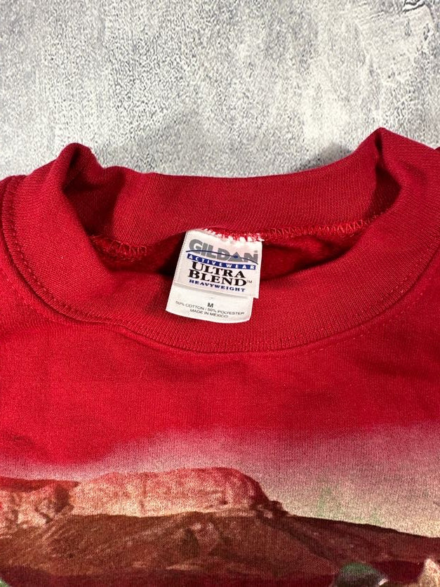 Vintage Red Nature Sweatshirt