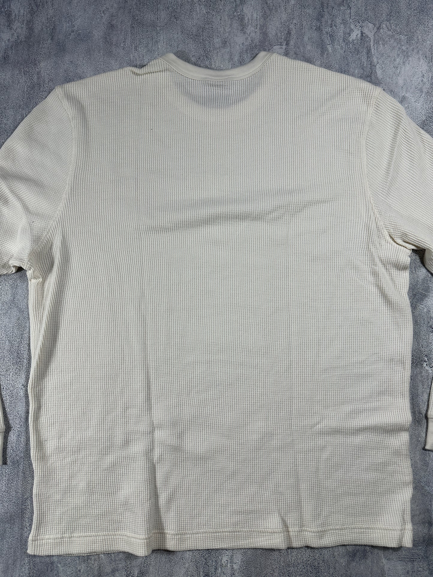 Dickies White Waffle Thermal Long Sleeve Shirt