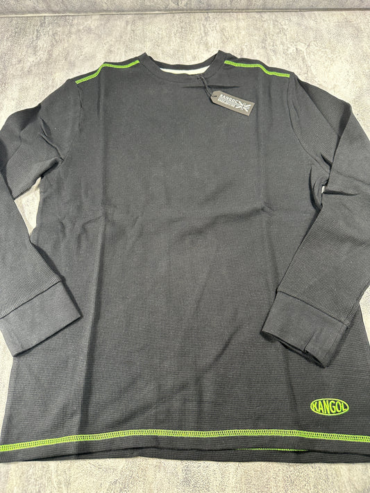 Kangol Blue Thermal Long Sleeve Shirt