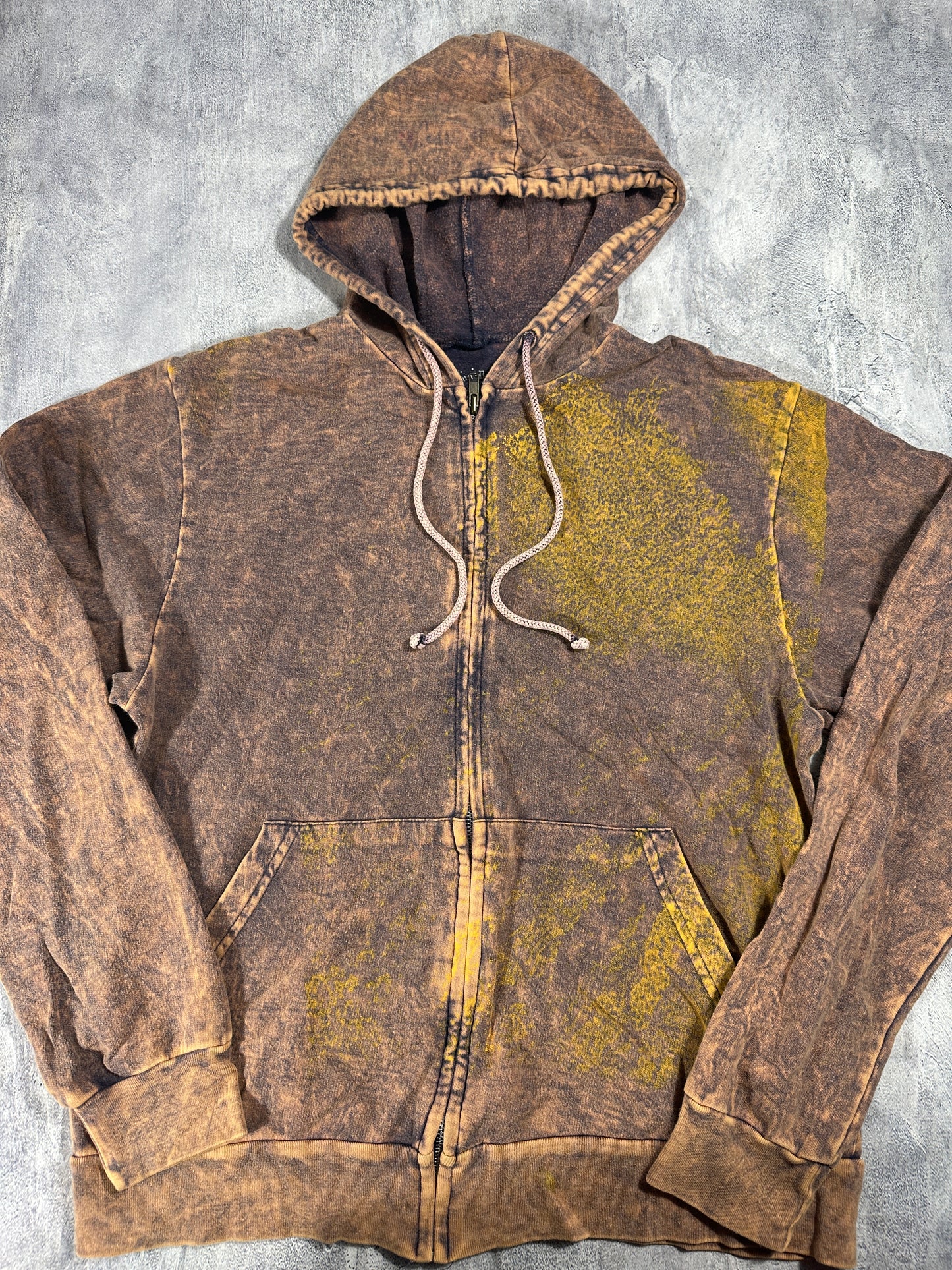 Pollution Hoodie with Skull Graphic