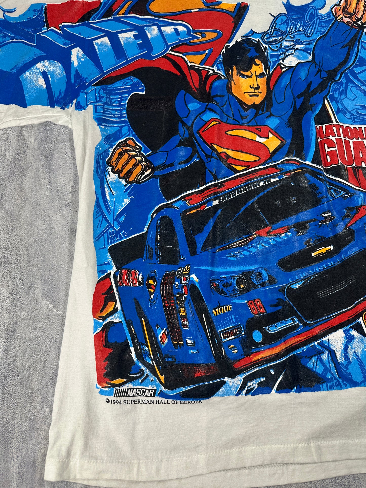 Vintage Nascar Superman/Dale Earnhardt Jr. Shirt