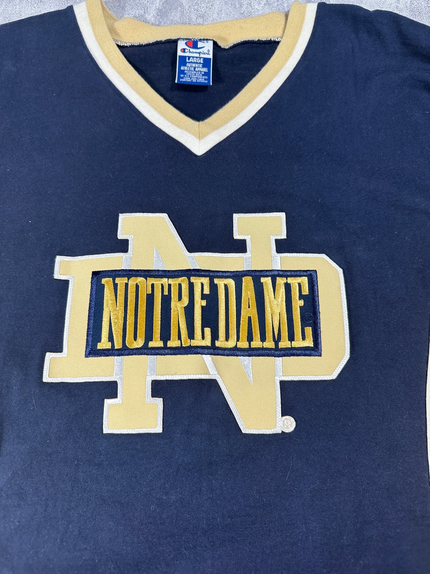 Notre Dame Vintage Champion Shirt Shirt