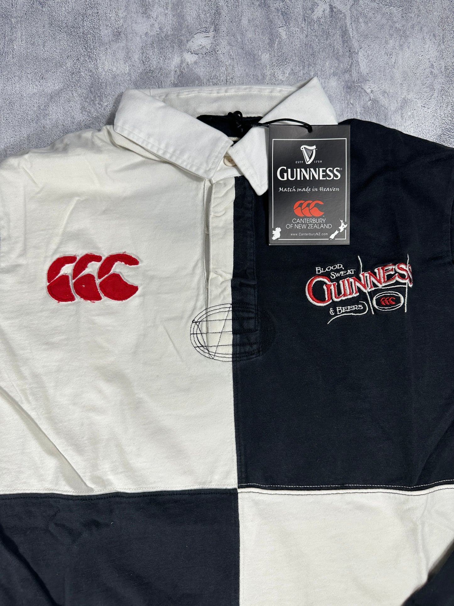 Guinness Canterbury Rugby Polo Shirt