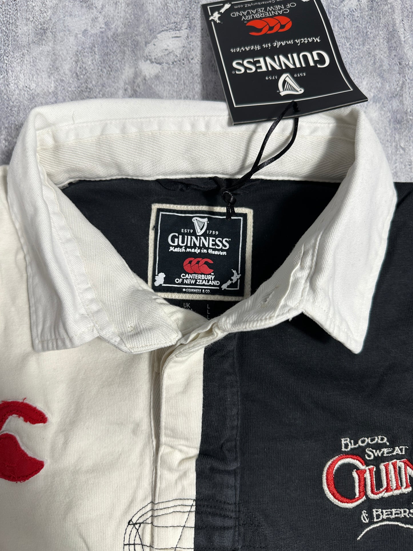 Guinness Canterbury Rugby Polo Shirt