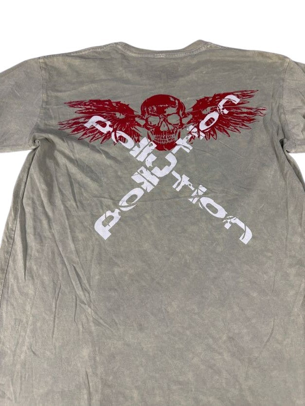 Green Pollution Long Sleeve with Skull