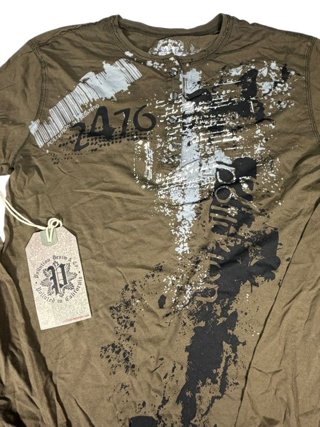 Brown Pollution Long Sleeve Shirt