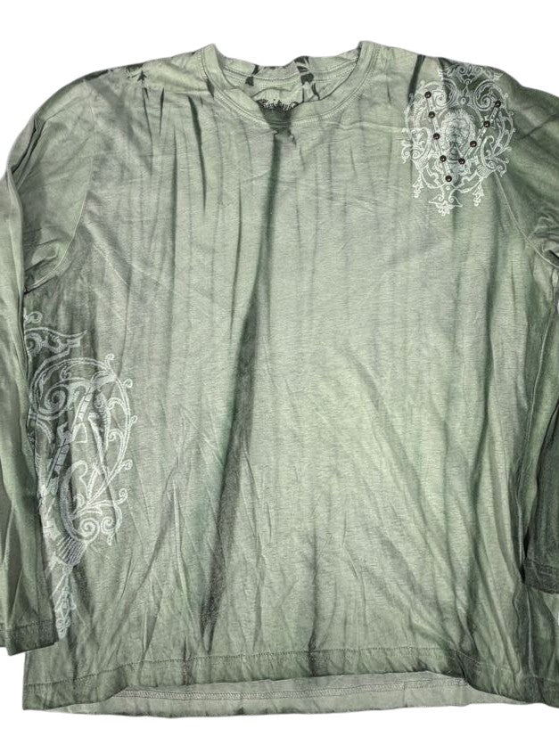 Green Pollution Y2K with Hardware Long Sleeve Shirt