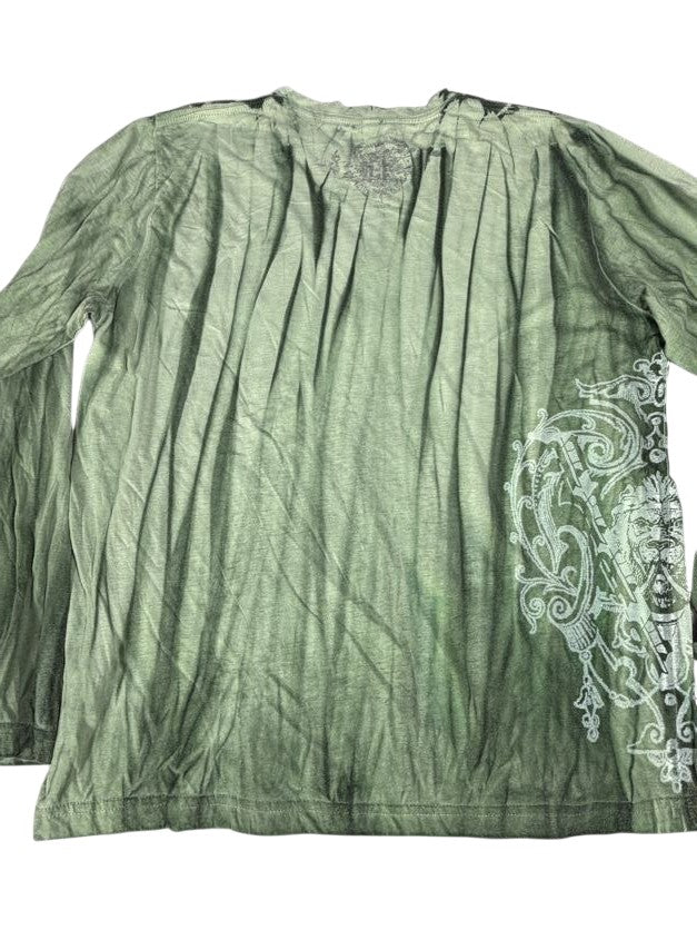 Green Pollution Y2K with Hardware Long Sleeve Shirt