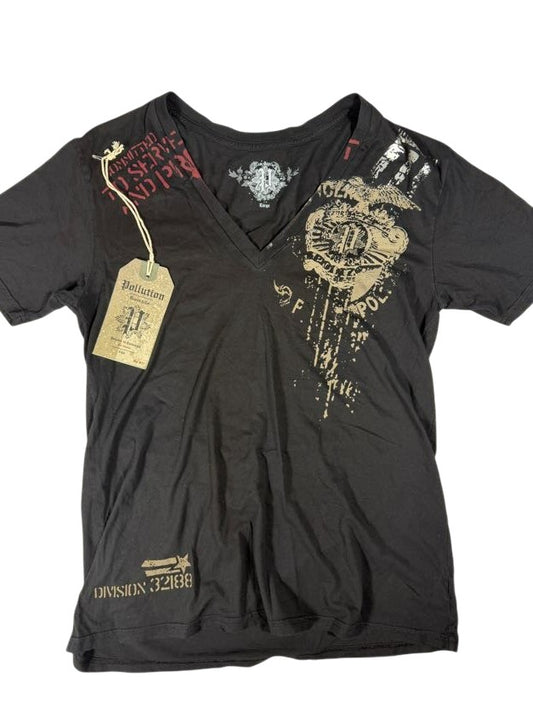 Pollution Black Splatter Short Sleeve