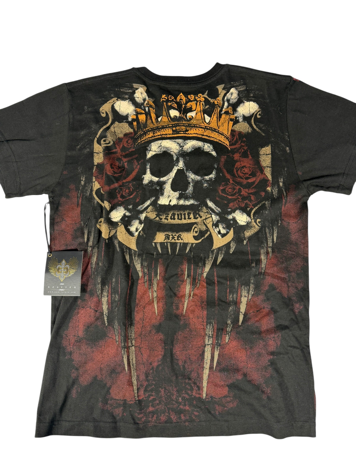 Xzavier Royal Skull Shirt – Throwback Rack