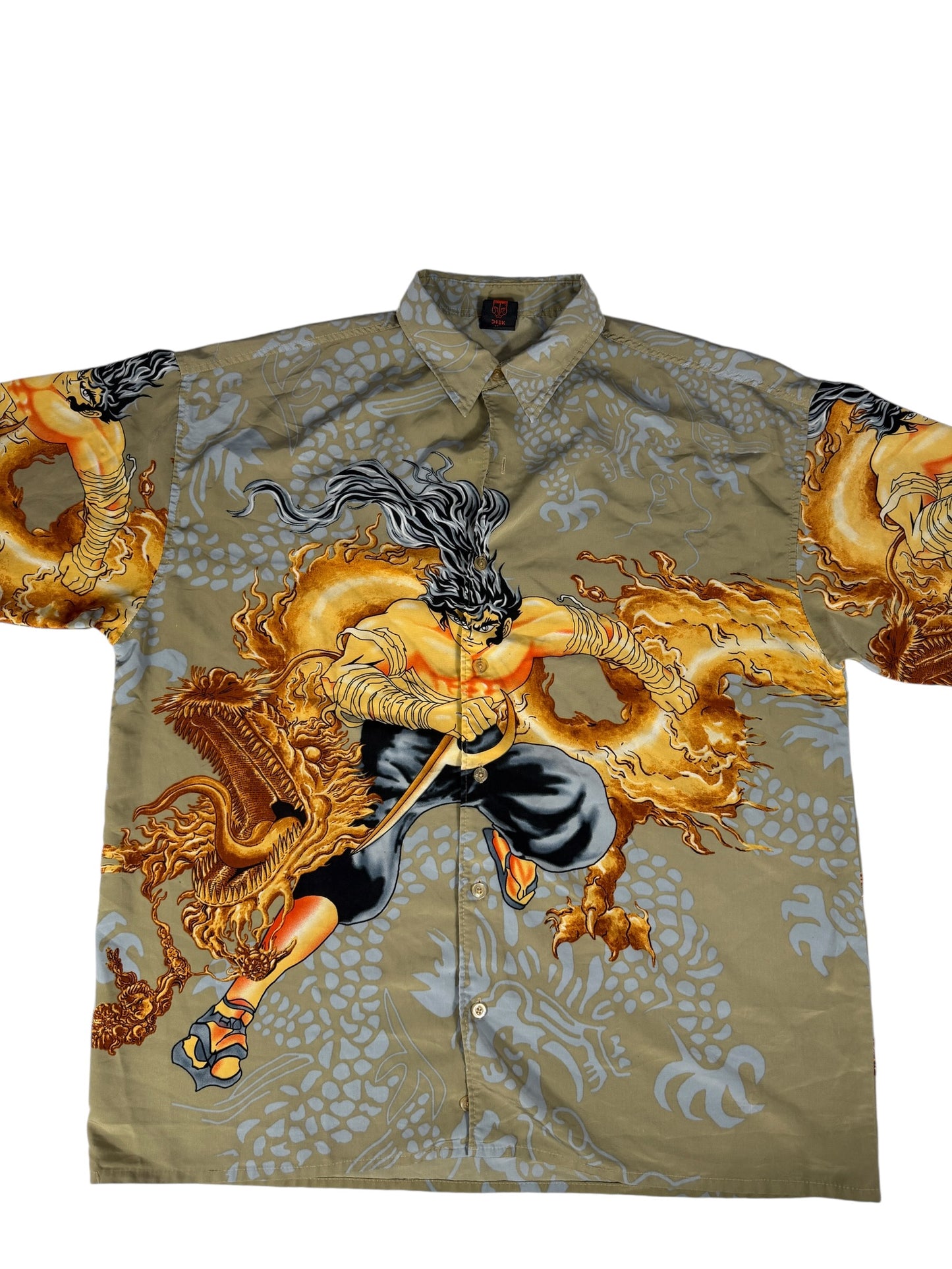 Taiga Dragon Warrior Button Up