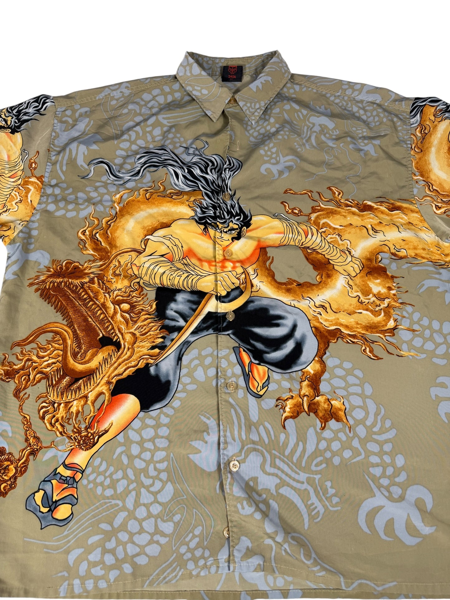 Taiga Dragon Warrior Button Up