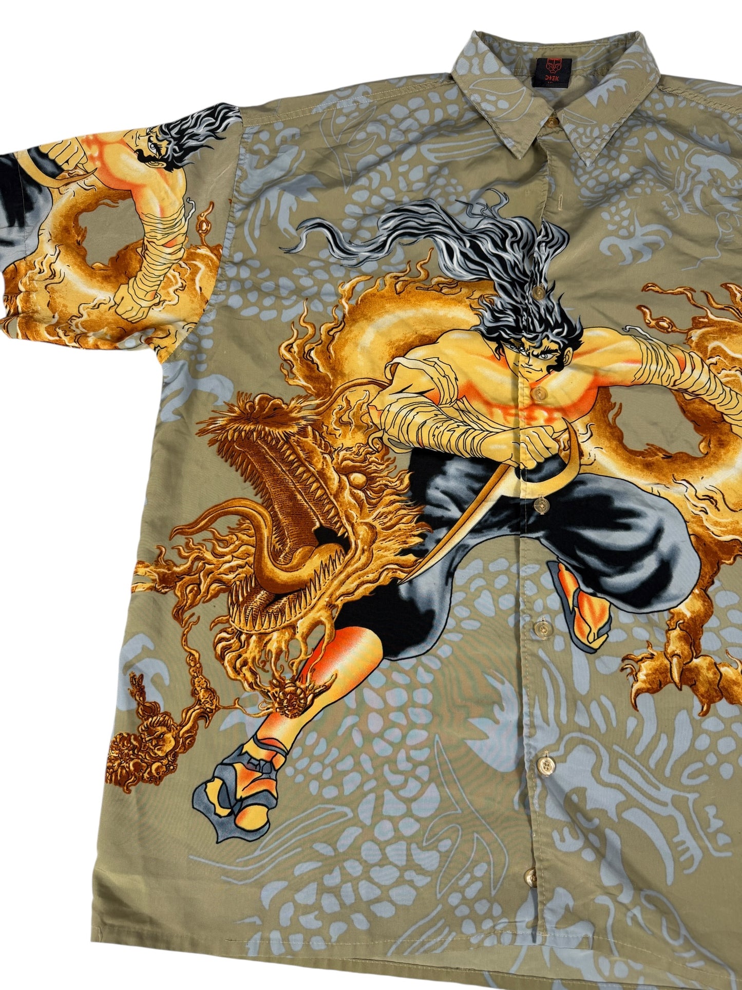 Taiga Dragon Warrior Button Up