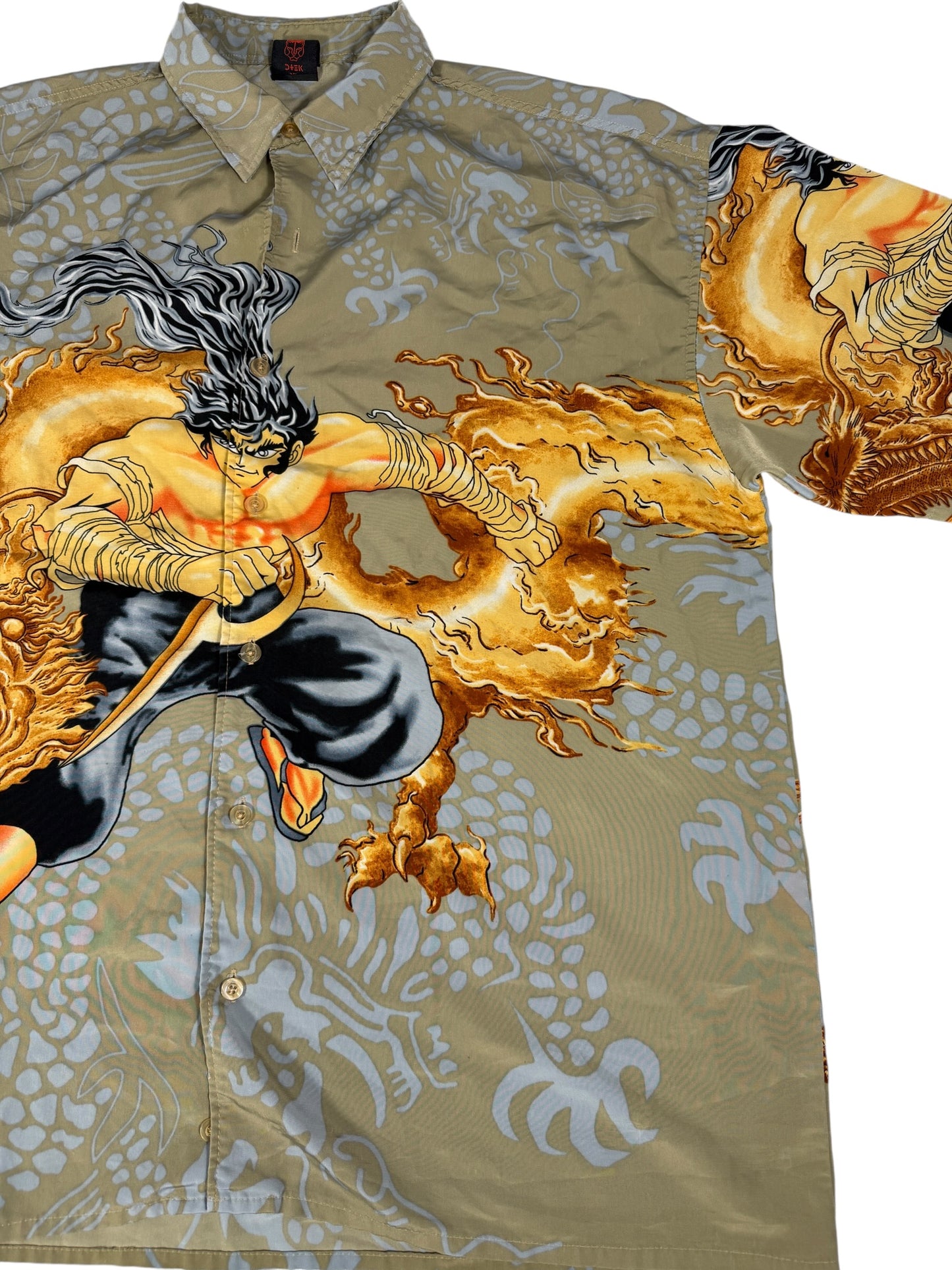 Taiga Dragon Warrior Button Up