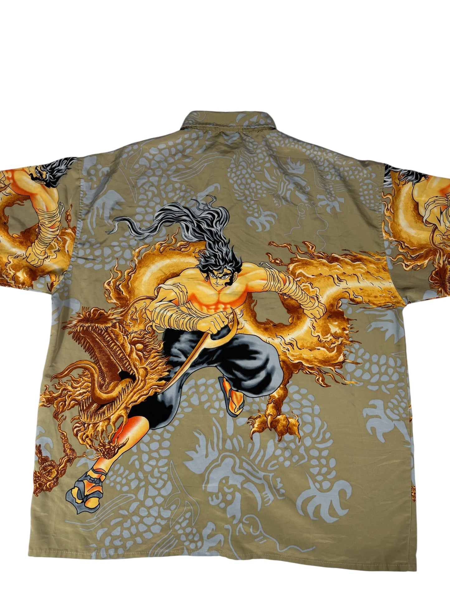 Taiga Dragon Warrior Button Up