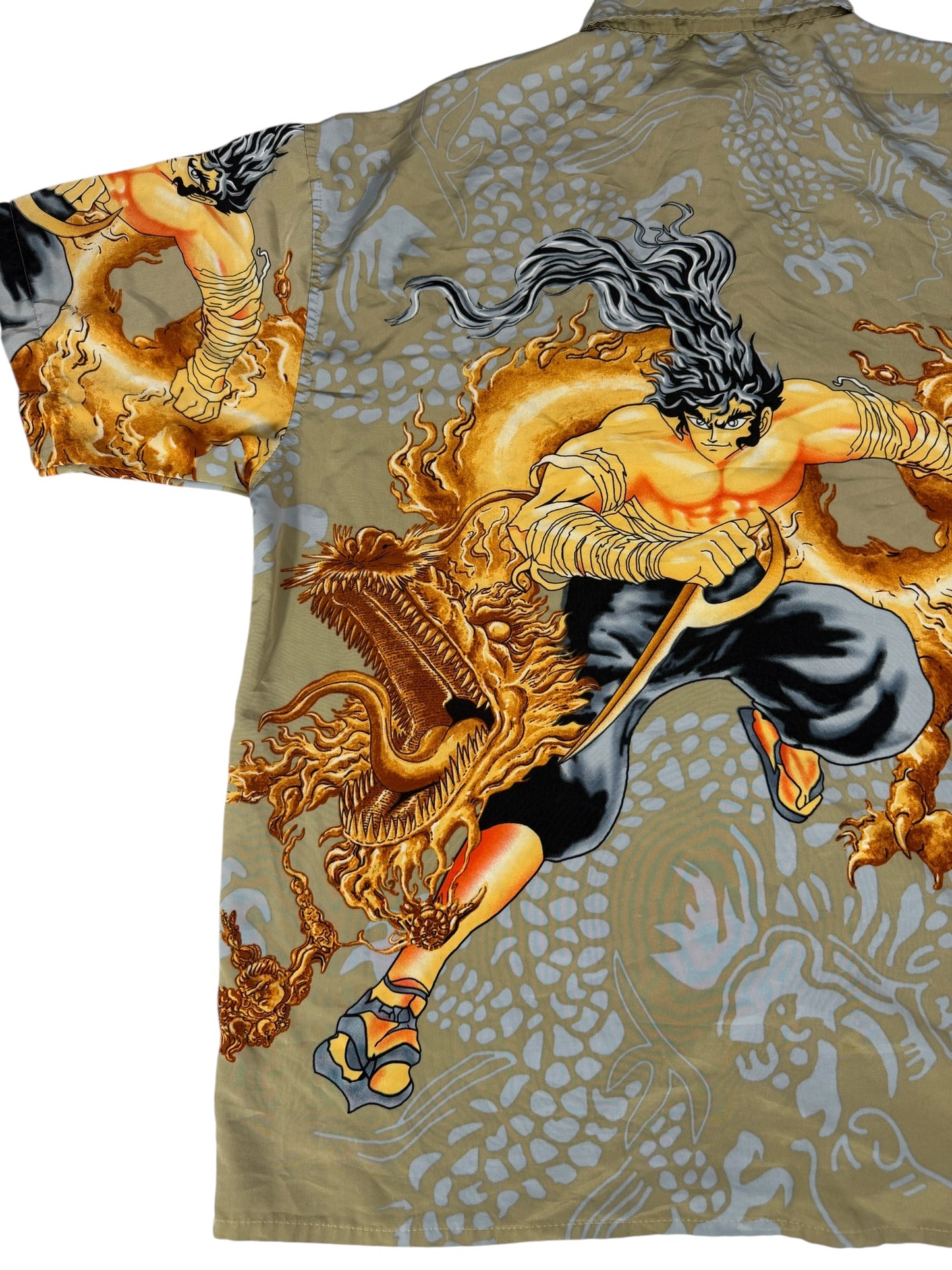 Taiga Dragon Warrior Button Up