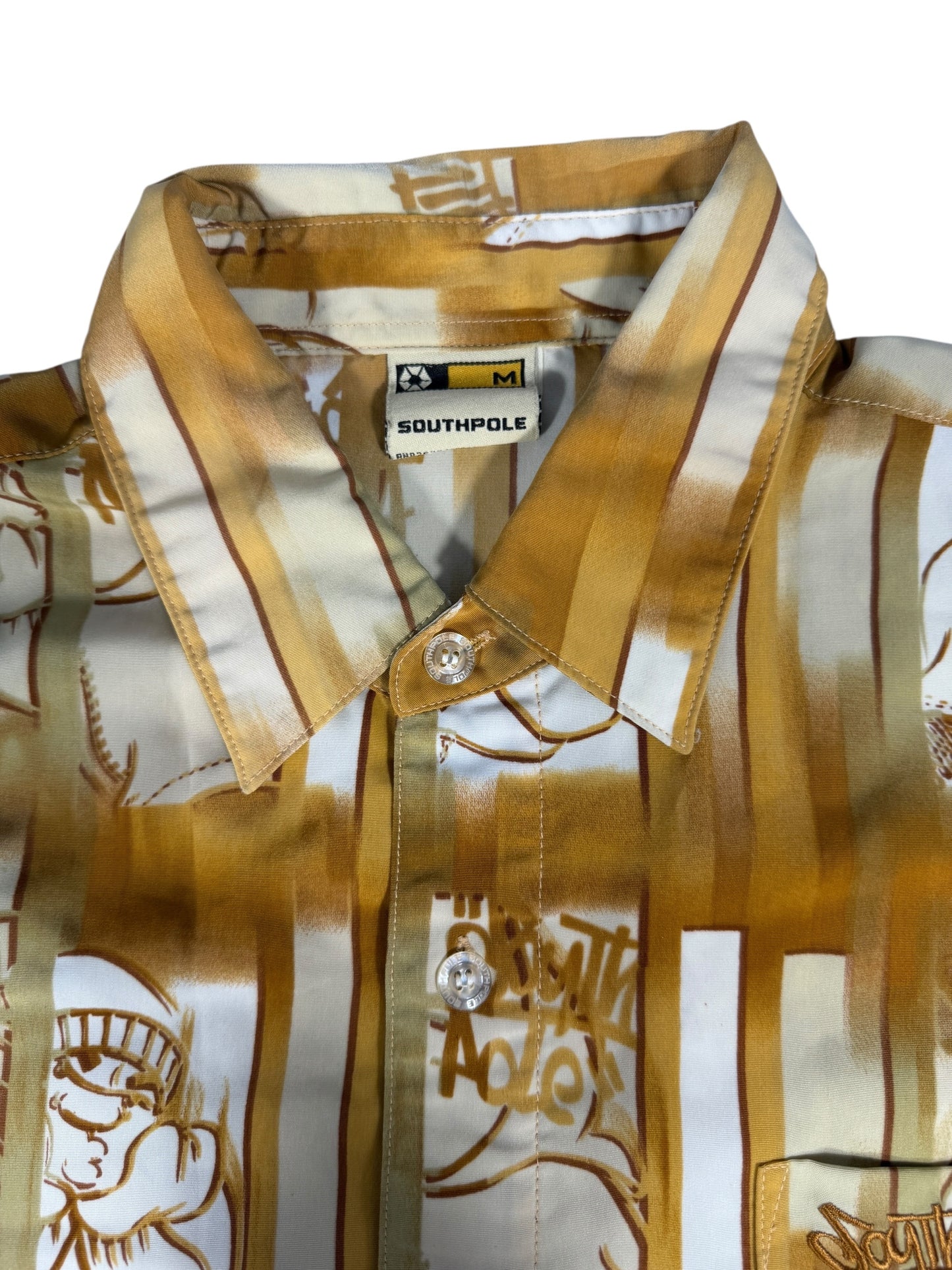 South Pole Golden Beanie Kid Long Sleeve Button Up