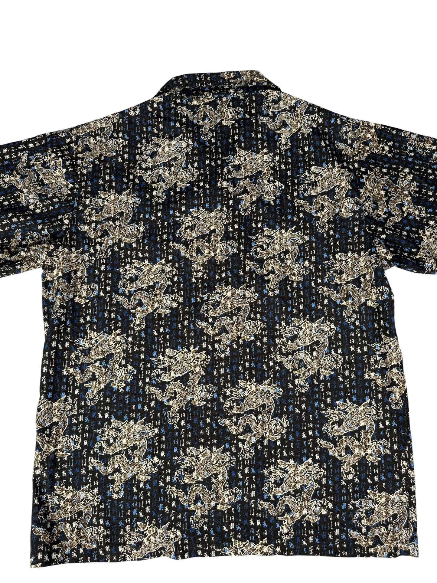 Odo Asian Dragon Button Up Shirt