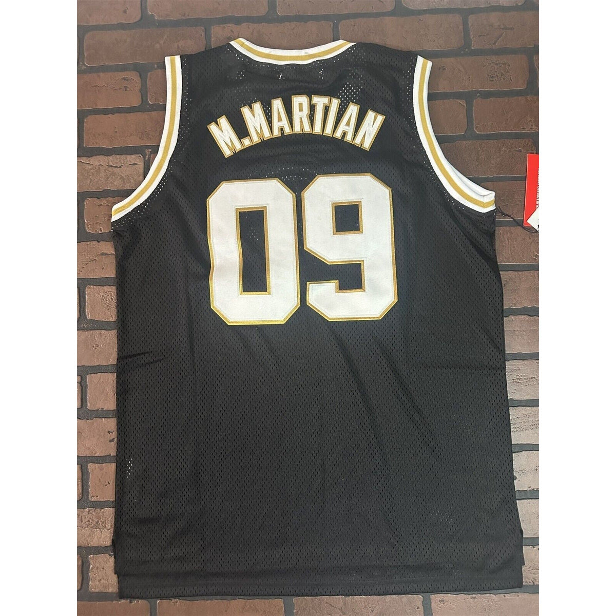 TUNESQUAD-Marvin Martian Black Headgear Classics Basketball Jersey