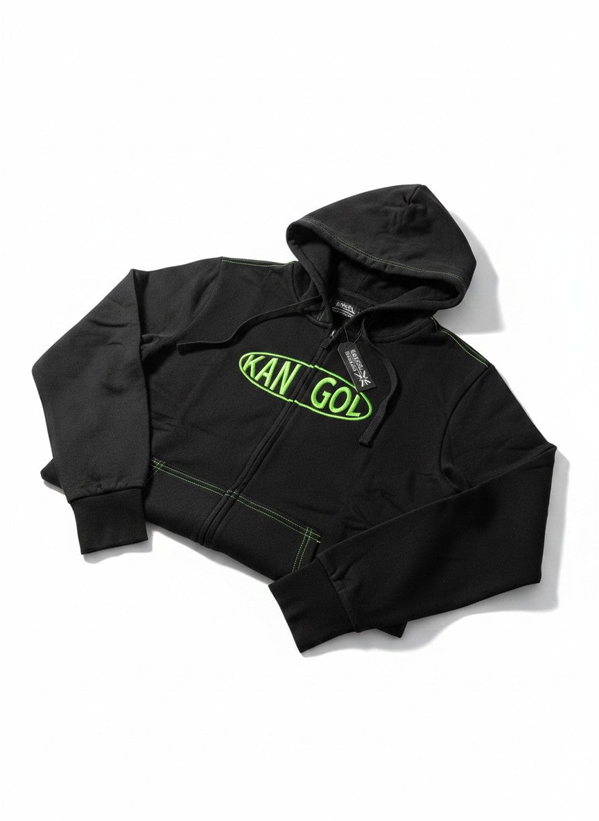 Kangol Black Zipper Jacket