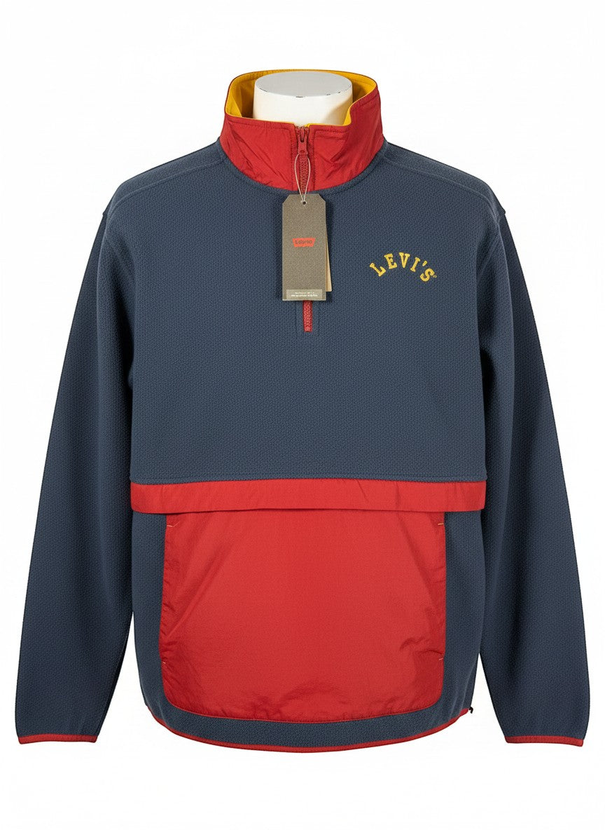 Levi's Anorak 1/4 Zip Fleece Sweatshirt