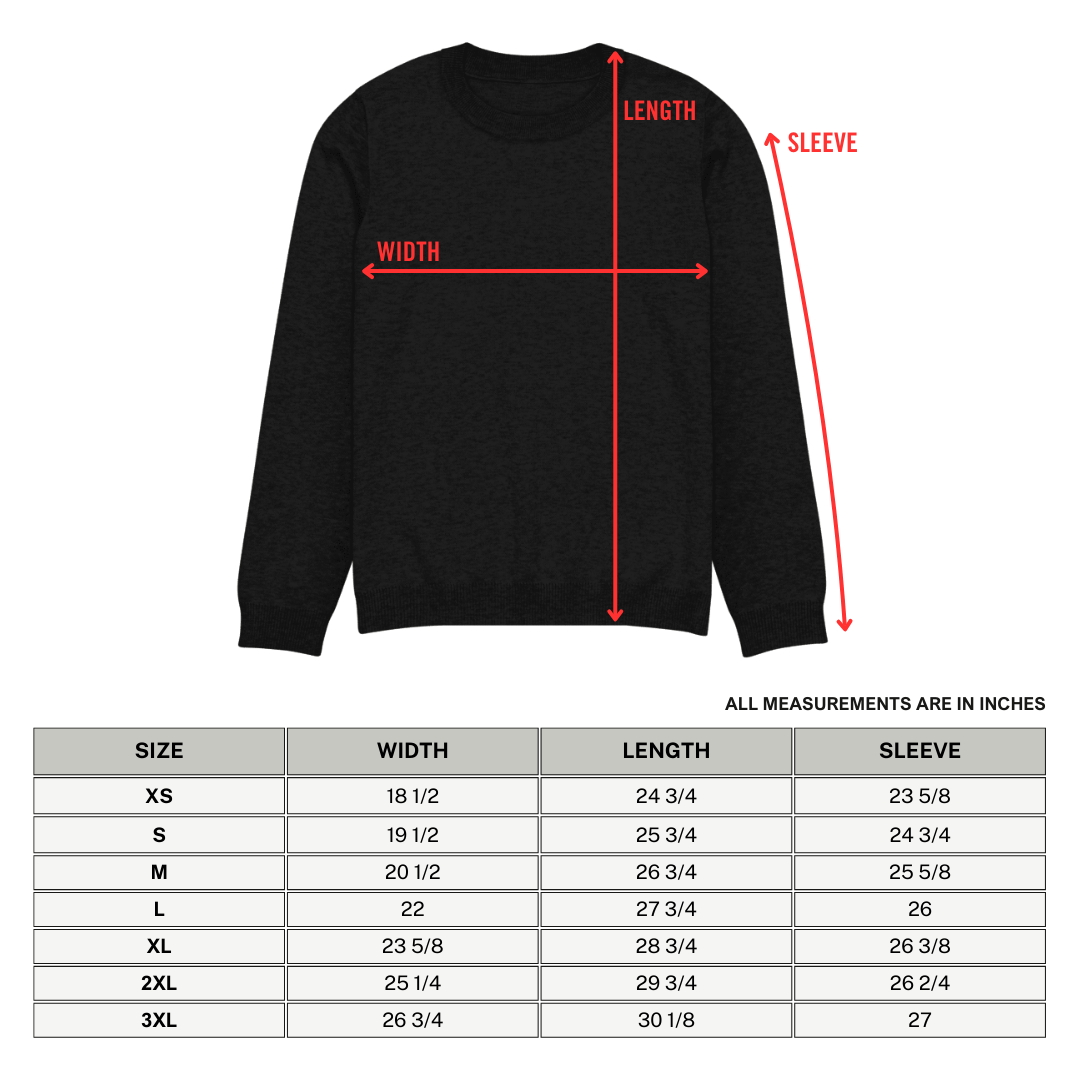 Old School Ink Knit Crewneck Sweater