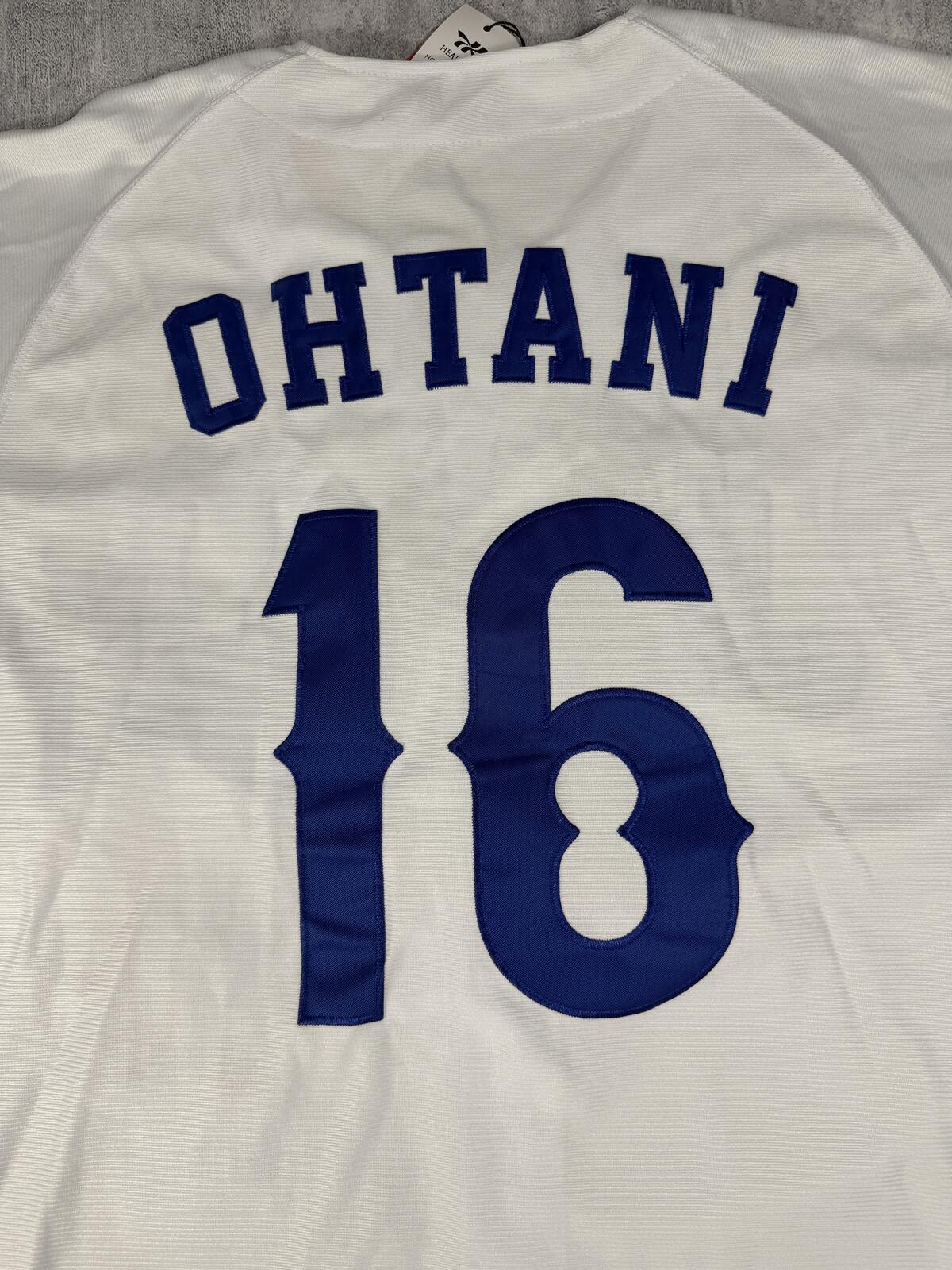OHTANI -#16 Japan White Headgear Classics Baseball Jersey