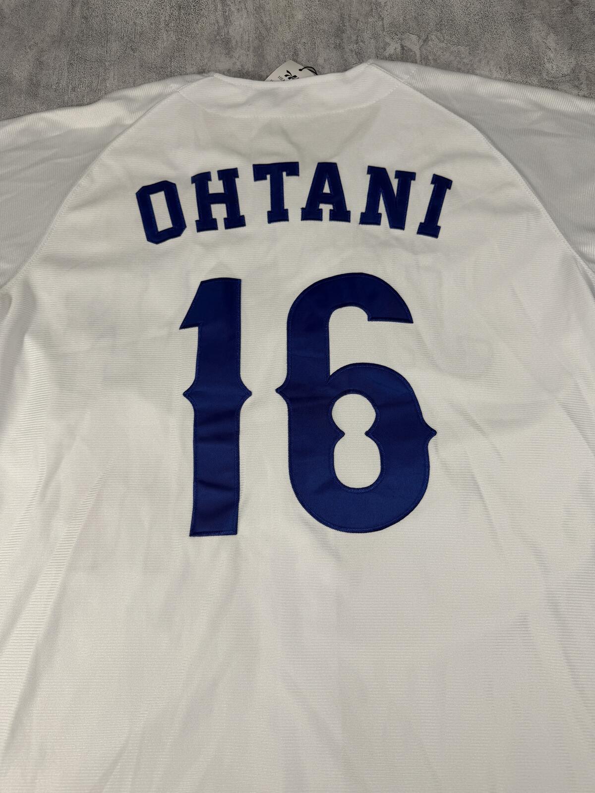 OHTANI -#16 Japan White Headgear Classics Baseball Jersey