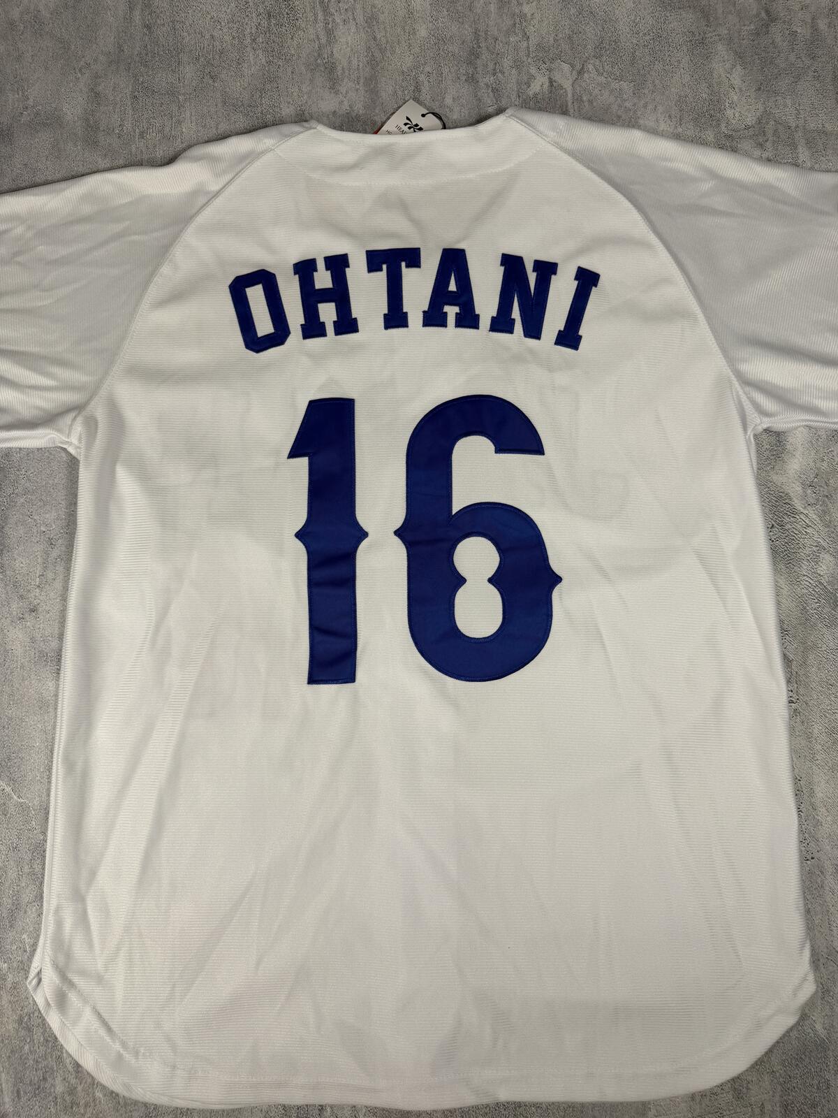 OHTANI -#16 Japan White Headgear Classics Baseball Jersey