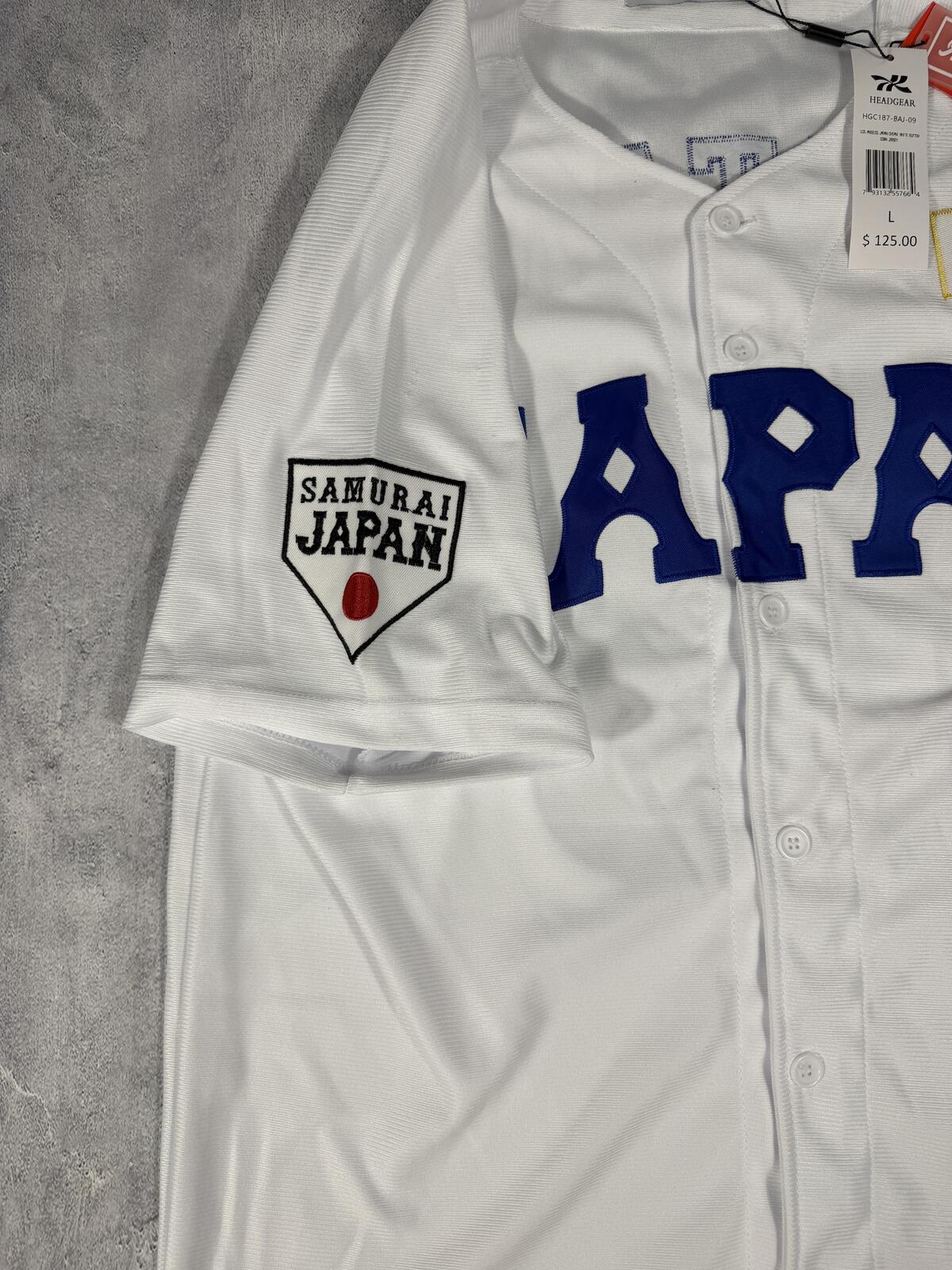 OHTANI -#16 Japan White Headgear Classics Baseball Jersey