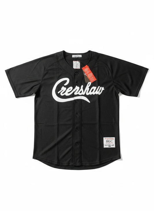 Throwback Rack black baseball jersey with white