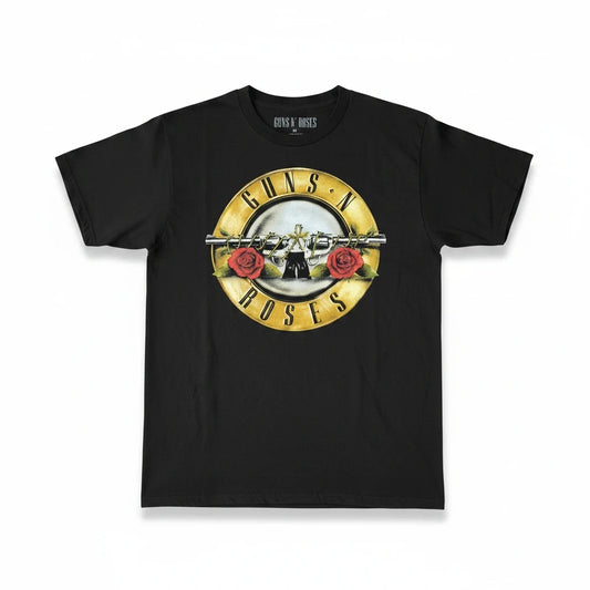 Throwback Rack black Guns N' Roses Appetite for Destruction crew neck t-shirt with iconic album cover graphic print